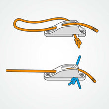 Load image into Gallery viewer, Clamcleat Hardware CL704 Clamcleat MK1 Racing Junior with Becket Rope44