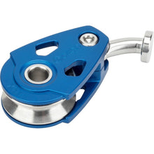 Load image into Gallery viewer, Allen Hardware Blue 30mm Extreme High Load Block for ILCA Laser Kicker Vang Top Block with Key Rope44