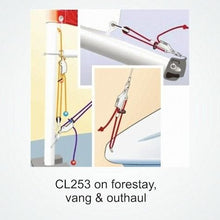 Load image into Gallery viewer, Clamcleat Hardware Clamcleat CL253 Trapeze and Vang Cleat Rope44