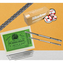 Load image into Gallery viewer, splicing kit for dinghies with selma fids marlow whipping twine and needles