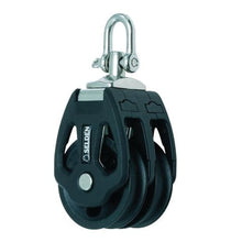 Load image into Gallery viewer, Selden Pulleys, Blocks & Sheaves Double Selden 50mm Plain Bearing Block Range for 10mm to 12mm Diameter Ropes Rope44