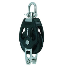 Load image into Gallery viewer, Selden Pulleys, Blocks & Sheaves Single Becket Selden 50mm Plain Bearing Block Range for 10mm to 12mm Diameter Ropes Rope44