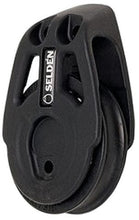 Load image into Gallery viewer, Selden Pulleys, Blocks & Sheaves Single Cheek Heavy Duty Selden 60mm Ball Bearing Block Range for 12mm to 14mm Diameter Rope Rope44