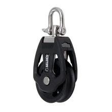 Load image into Gallery viewer, Selden Pulleys, Blocks & Sheaves Single Selden 50mm Plain Bearing Block Range for 10mm to 12mm Diameter Ropes Rope44