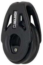 Load image into Gallery viewer, Selden Pulleys, Blocks & Sheaves Single Tie On Selden 60mm Ball Bearing Block Range for 12mm to 14mm Diameter Rope Rope44