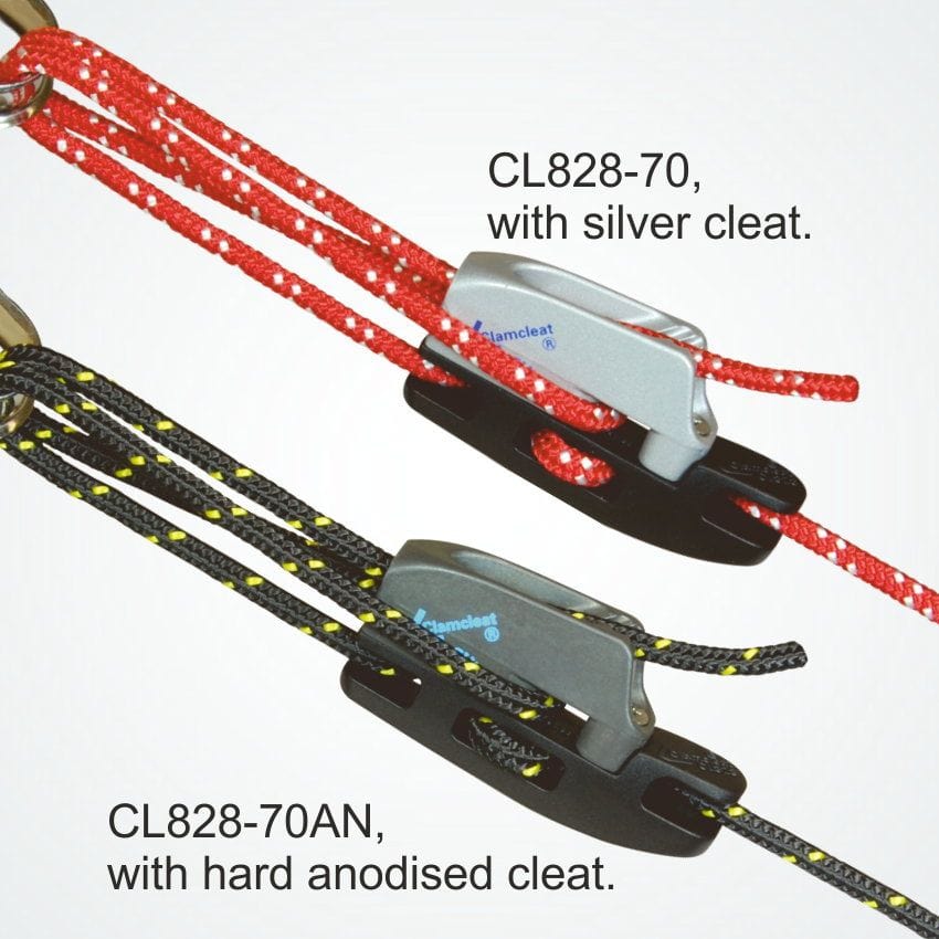 CL828-70 CL828-70AN Clamcleat Aero Base 4:1 | Rope44