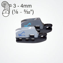 Load image into Gallery viewer, Clamcleat Hardware CL828-68 AN/L Clamcleat Aero Base with CL268AN Rope44
