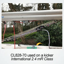 Load image into Gallery viewer, Clamcleat Hardware CL828-68 AN/L Clamcleat Aero Base with CL268AN Rope44
