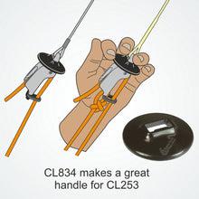 Load image into Gallery viewer, Clamcleat Hardware CL834 Handle for CL253 Trapeze cleat 2 Pack Rope44
