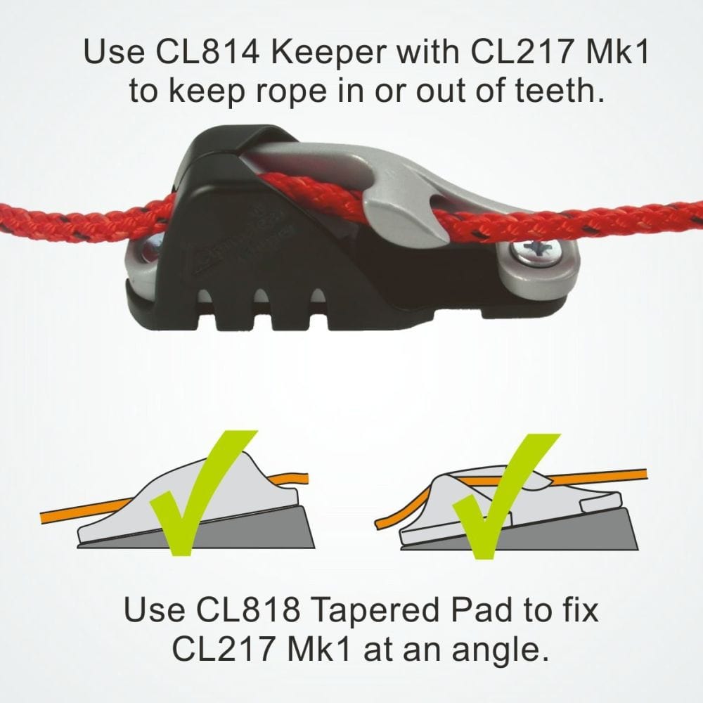 Clamcleat CL217 MK1 - Starboard Side Entry | Rope44