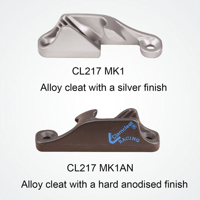 Clamcleat CL254 Racing MIDI Comb Clamp | Silver Aluminium For 4-8mm Sheet