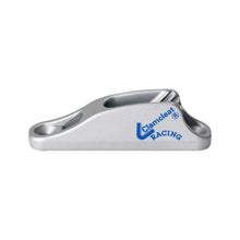 Load image into Gallery viewer, Clamcleat Hardware Stove Enamel - Silver CL211 MK1 Racing Junior Mk1 with Fairlead Clamcleat Silver Rope44
