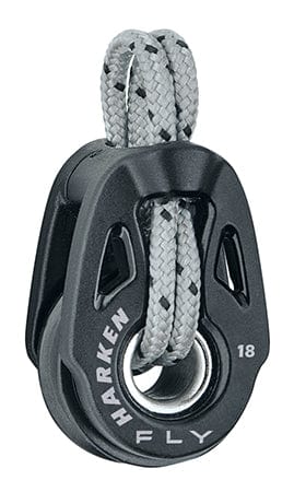 Harken Hardware Harken 18mm Single Soft Attach Fly Block 2698 Rope44