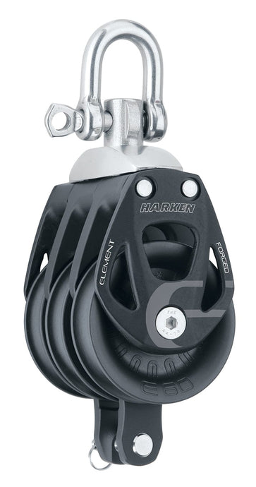 Harken Hardware Harken 60mm Element Triple Block Swivel Becket 6273 Rope44