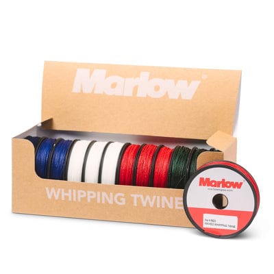 Marlow Marlow No. 4 Waxed Whipping Twine - White, Red, Blue, Black, Green, Beige Rope44
