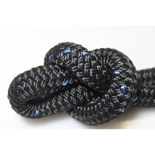 Load image into Gallery viewer, Blue Ocean Dockline Black tied in Knot
