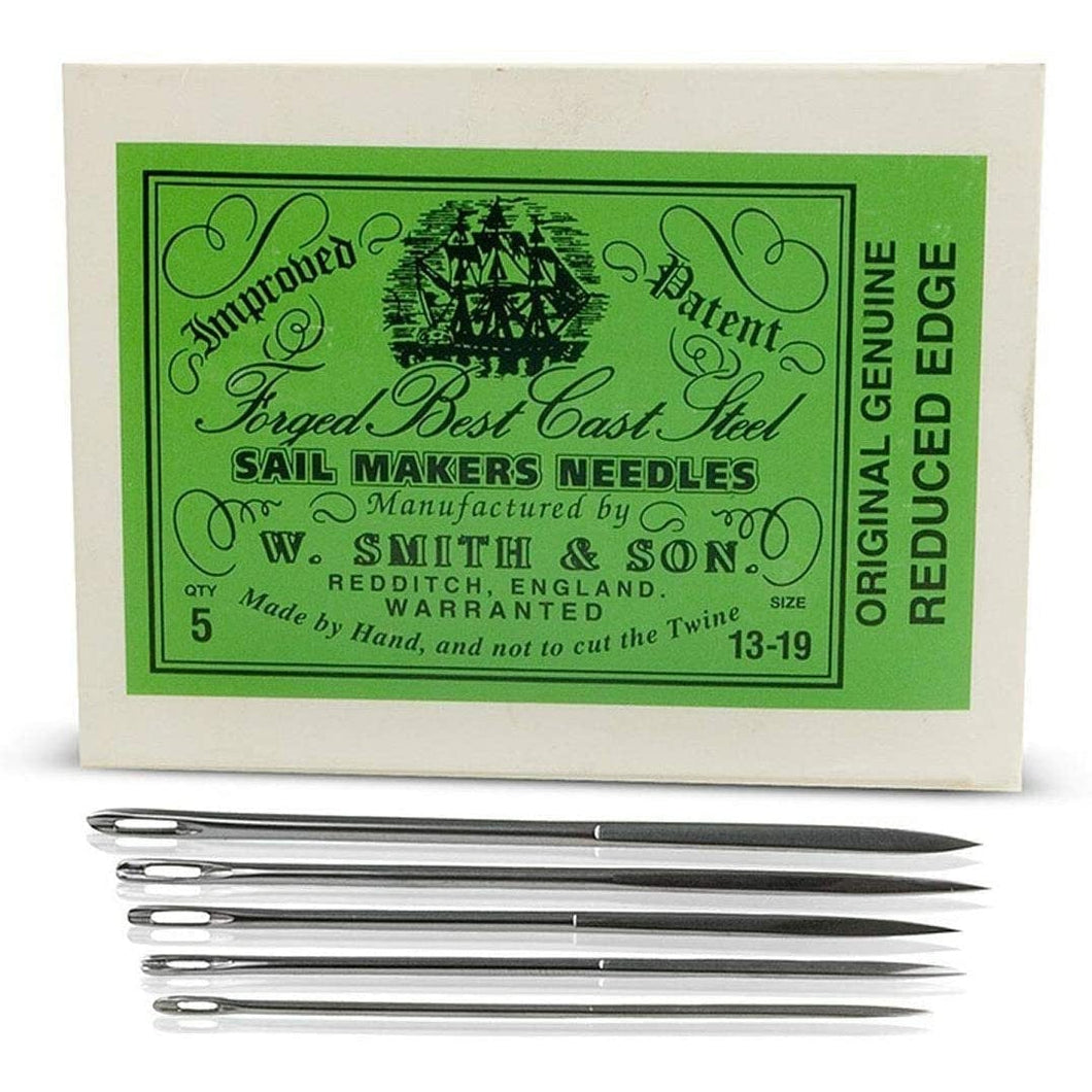Packet of 5 W Smith & Son Sailmakers Needles for Splicing & Whipping